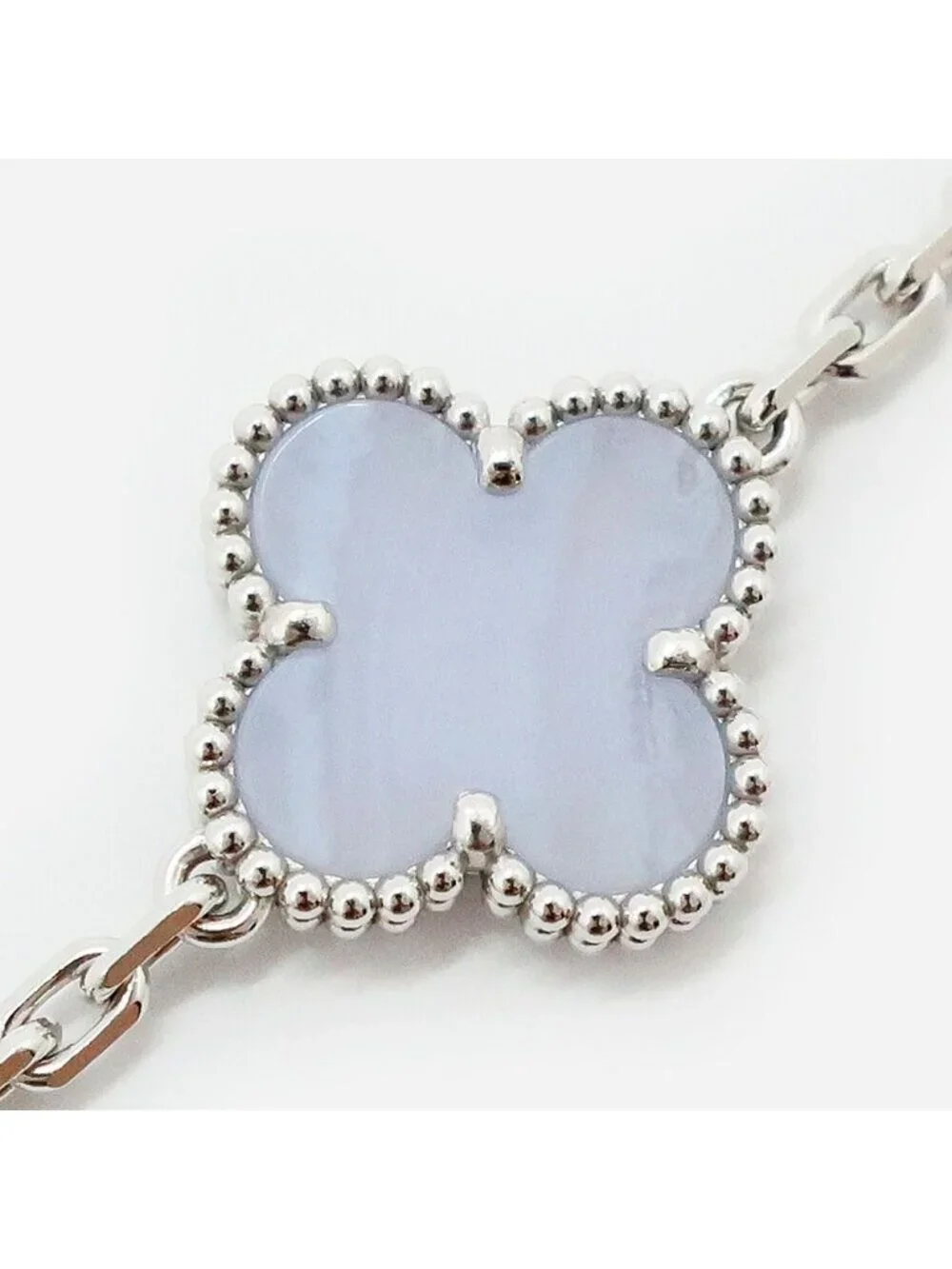 Van Cleef & Arpels Vintage Alhambra Bracelet Chalcedony